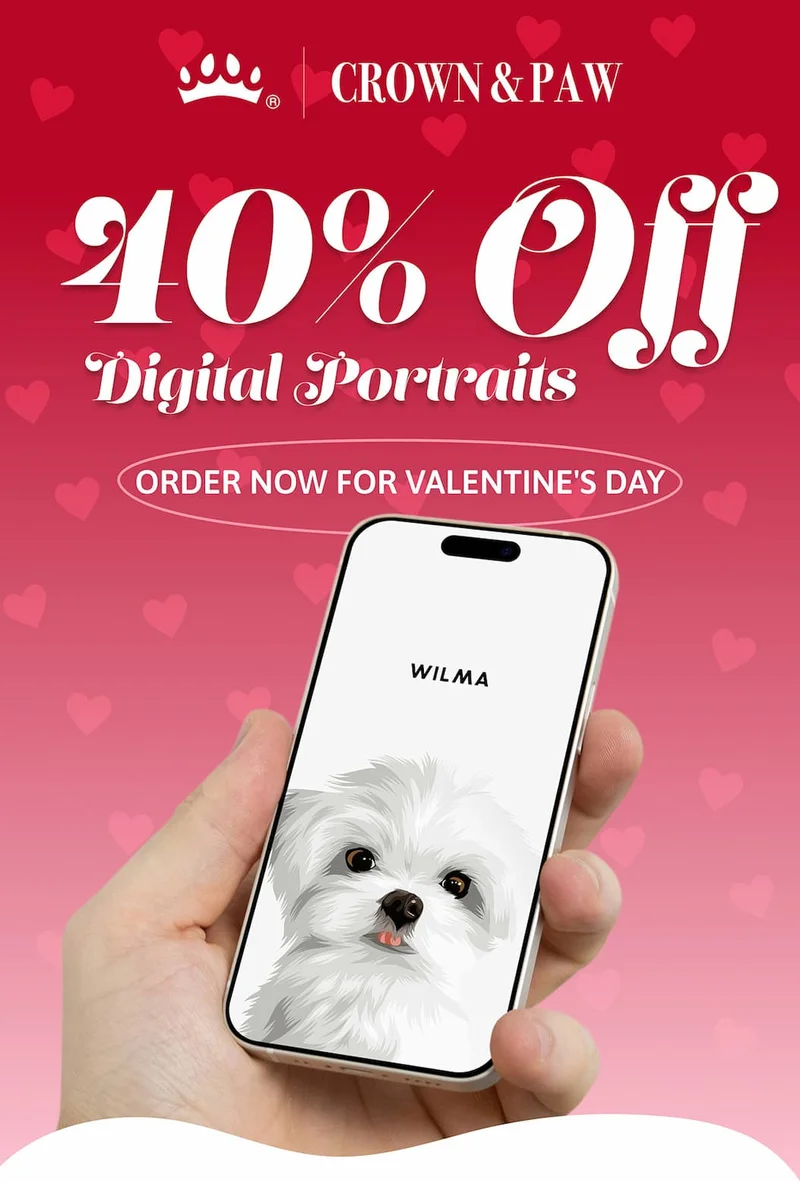 40% Off Digital Portraits | Order now for Valentine's Day