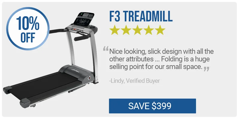 F3 Folding Treadmill | 10% OFF