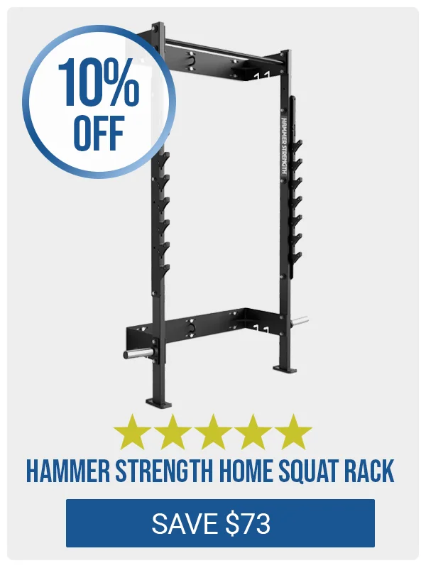 Hammer Strength Home Squat Rack | 10% OFF