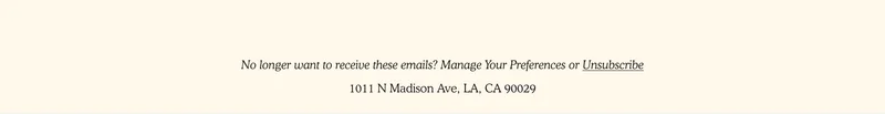 Manage Preferences