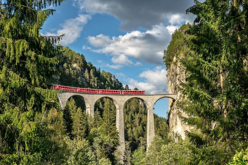 In Europe, where many trains are electric, the emissions from rail travel can be as much as 10 times less than flying.