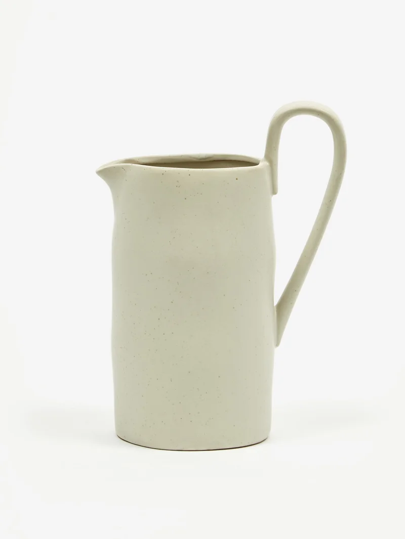 Image of ferm LIVING Flow Jug - Off-White Speckle