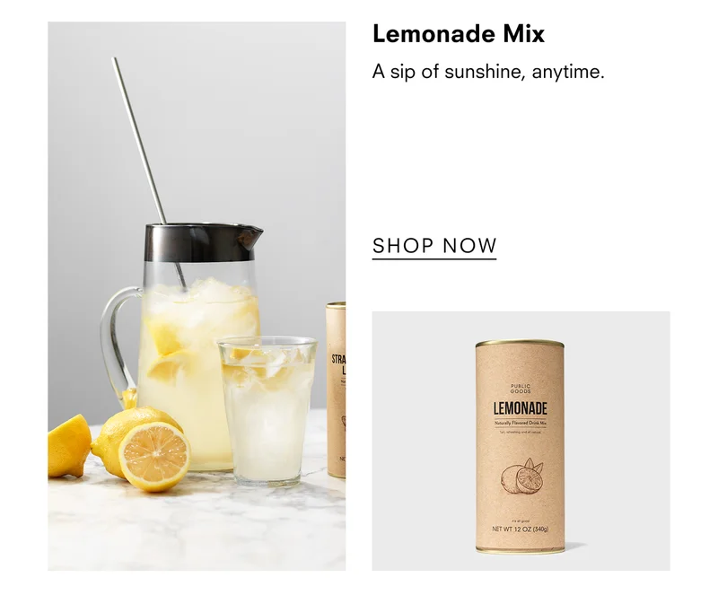 Lemonade Mix - A sip of sunshine anytime