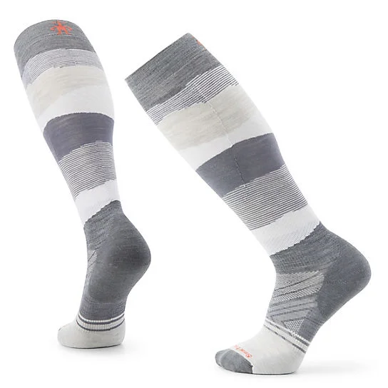 Ski Pattern Over The Calf Socks