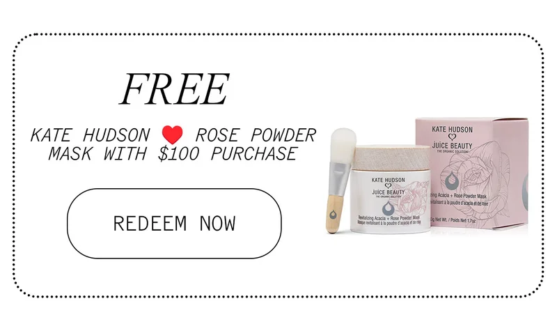 Free Kate Hudson Rose Powder Mask with $100 Purchase