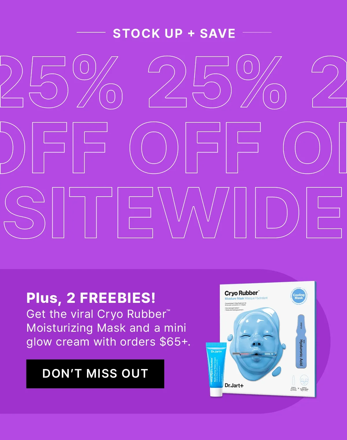 Calling all sensitive skin types. Get 3 free Cicapair full sizes with orders $65+.