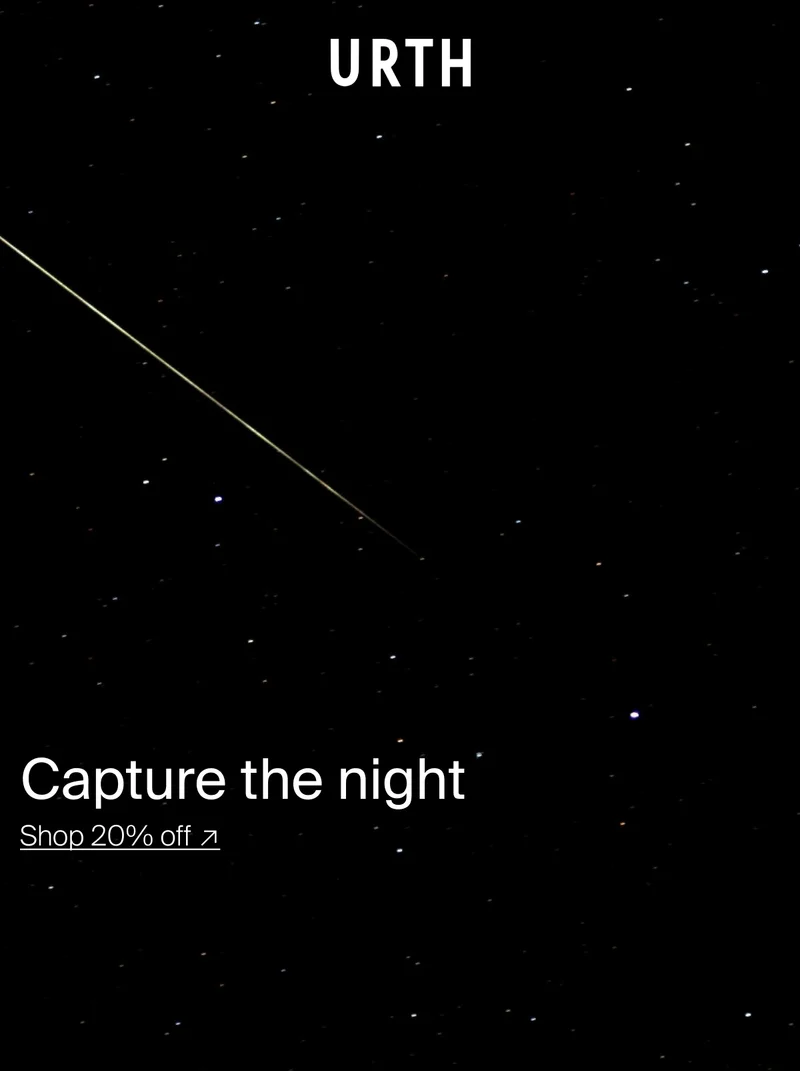 Capture the night — Shop 20% off