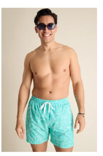 Lined Classic Swim Trunks: The Pool Parties 5.5"