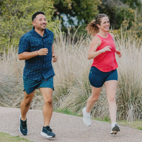 Man and woman wearing rabbit apparel