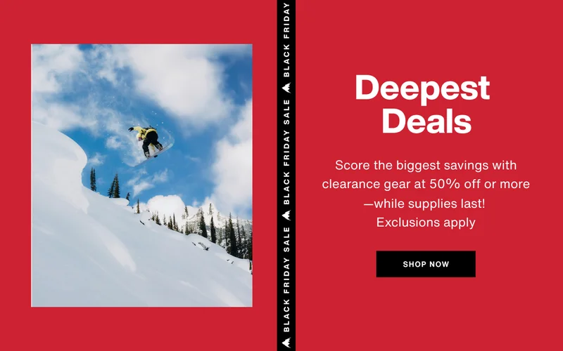 Black Friday Sale – Deepest Deals 50% Off or More