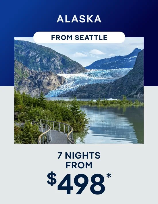 Alaska – 7 Nights From Seattle – Click to View Cruises & Book Now