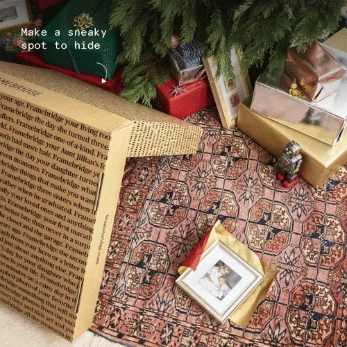Make a sneaky  spot to hide
