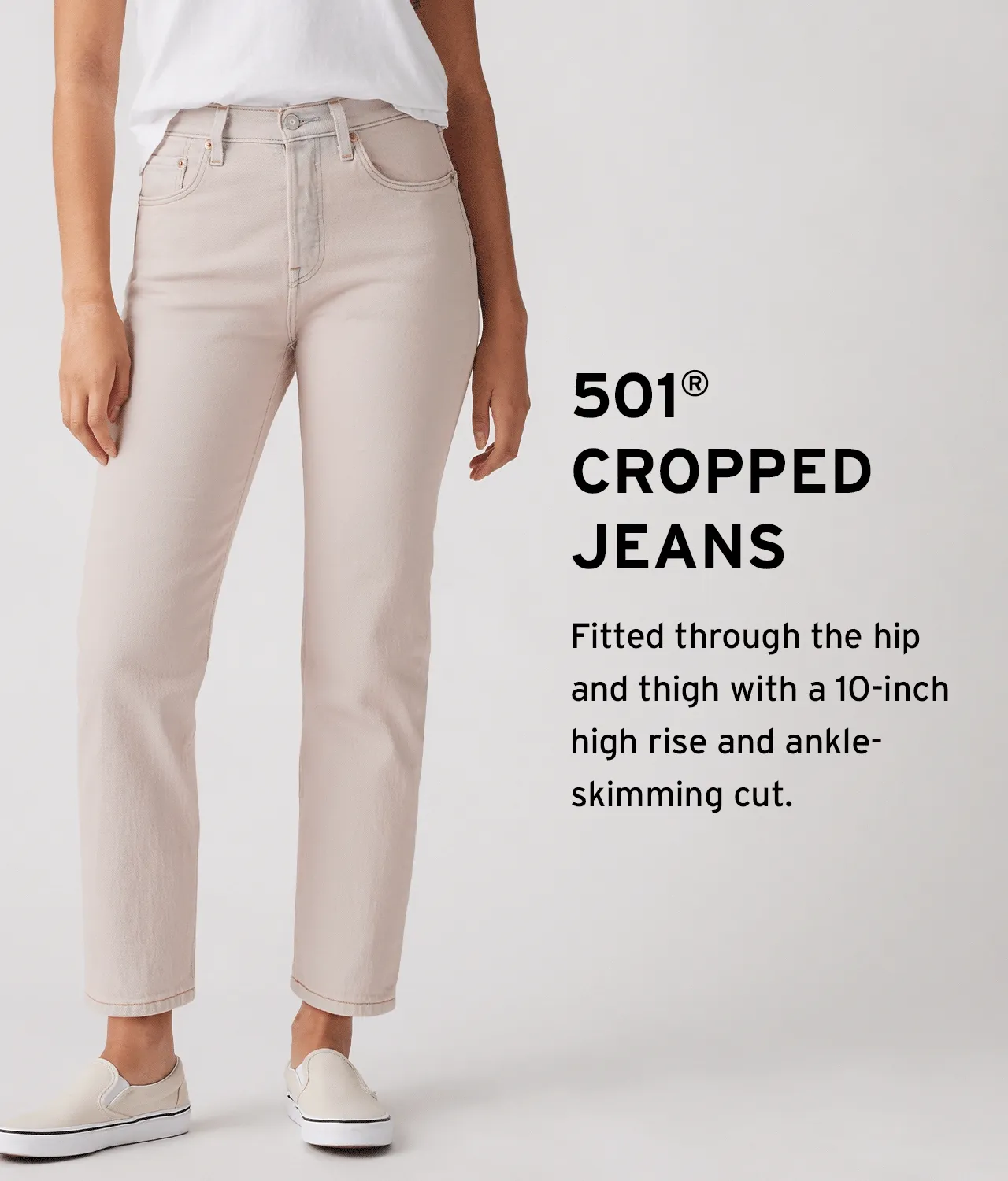 501® ORIGINAL CROPPED JEANS