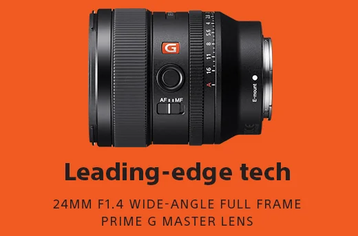 Leading-edge tech | 24MM F1.4 WIDE-ANGLE FULL FRAME PRIME G MASTER LENS