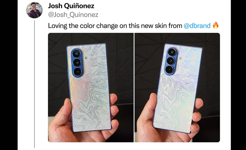 Josh Quinonez on Twitter: "Loving the color change on this new skin from dbrand"