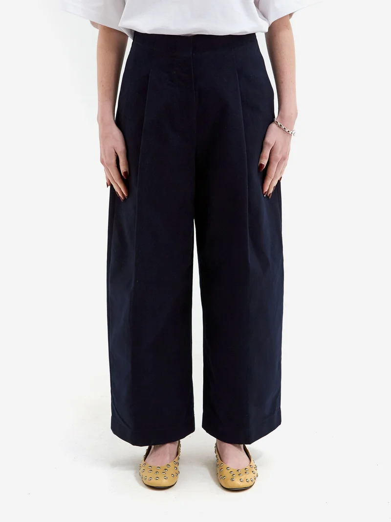Image of Studio Nicholson Dordoni Pants - Dark Navy