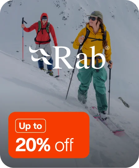 Up to 20% off Rab