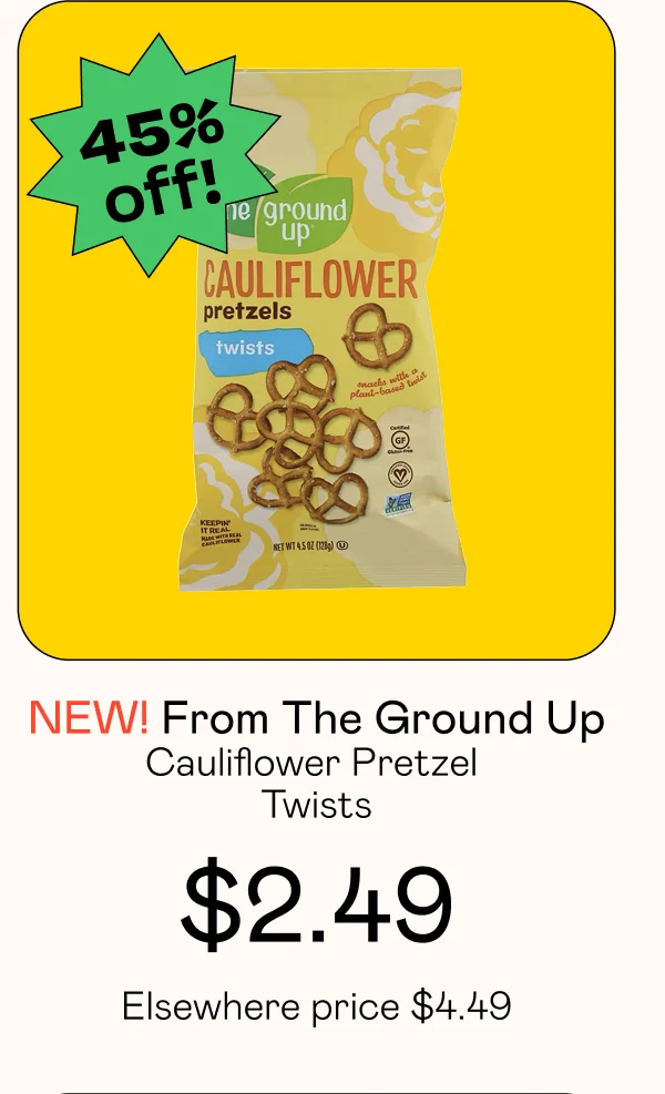 Cauliflower Pretzel Twists
