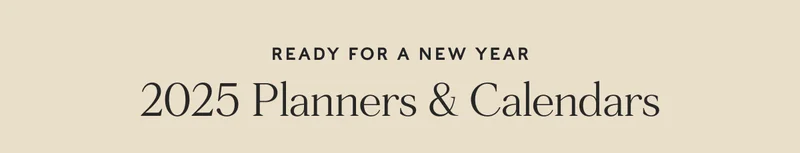 Shop 2025 Calendars and Planners
