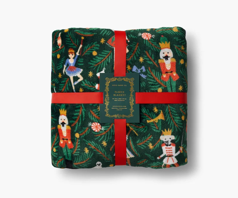 Image of Fleece Blanket - Nutcracker