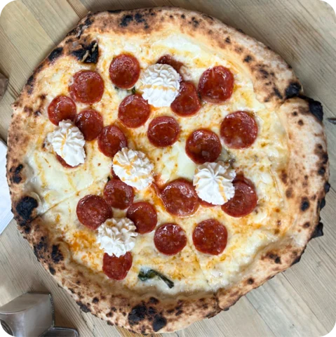 New York pizza pie