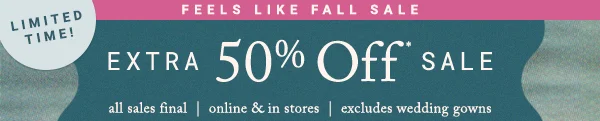 Limited Time! Extra 50% Off Sale