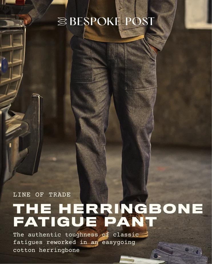 Herringbone Fatigue Pant