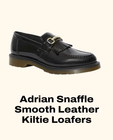 Adrian Snaffle Smooth Leather Kiltie Loafers