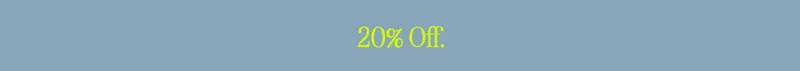 20% off.