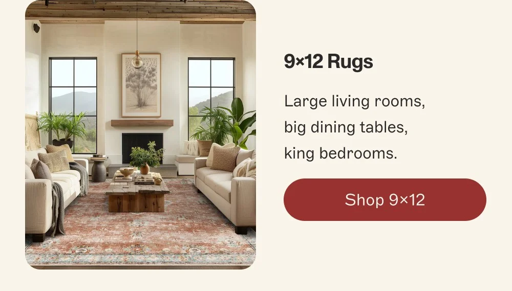 9x12 Rugs Large living rooms, big dining tables, king bedrooms. Shop 9x12