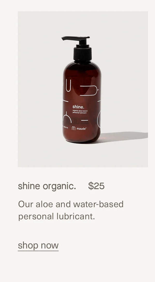 shine organic. $25