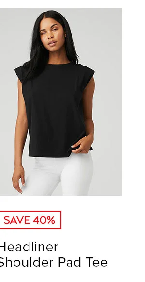 CROPPED SHOULDER PAD HOODIE
