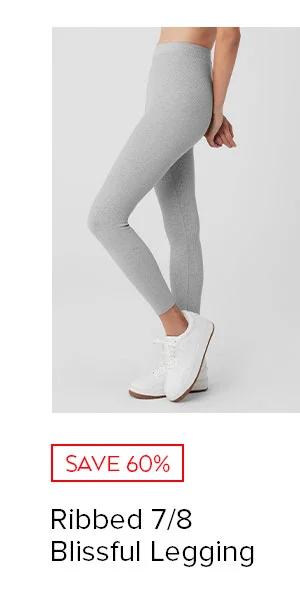 RIBBED 7/8 BLISSFUL LEGGING