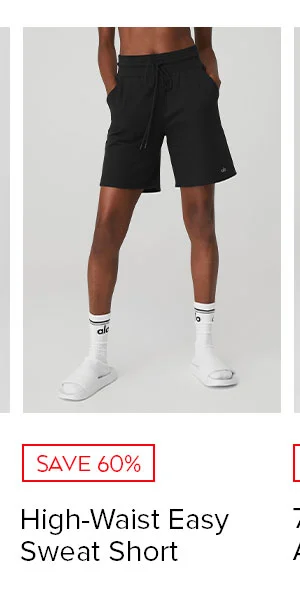 HIGH-WAIST EASY SWEAT SHORT