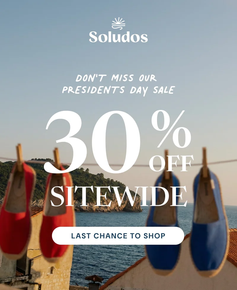 Don't miss our Presidents Day Sale: 30% OFF SITEWIDE
