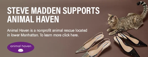 Steve Madden Supports Animal Haven