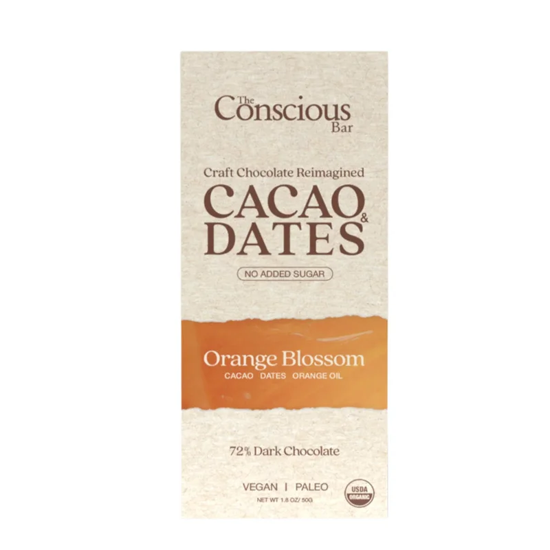 Image of Orange Blossom Chocolate - 72% Cacao