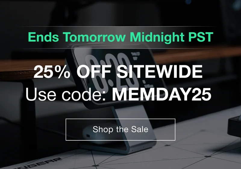 Ends Tomorrow Midnight PST 25% OFF SITEWIDE Use code: MEMDAY25