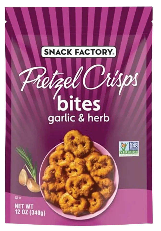 Image of Snack Factory Garlic & Herb Pretzel Crisp Bites