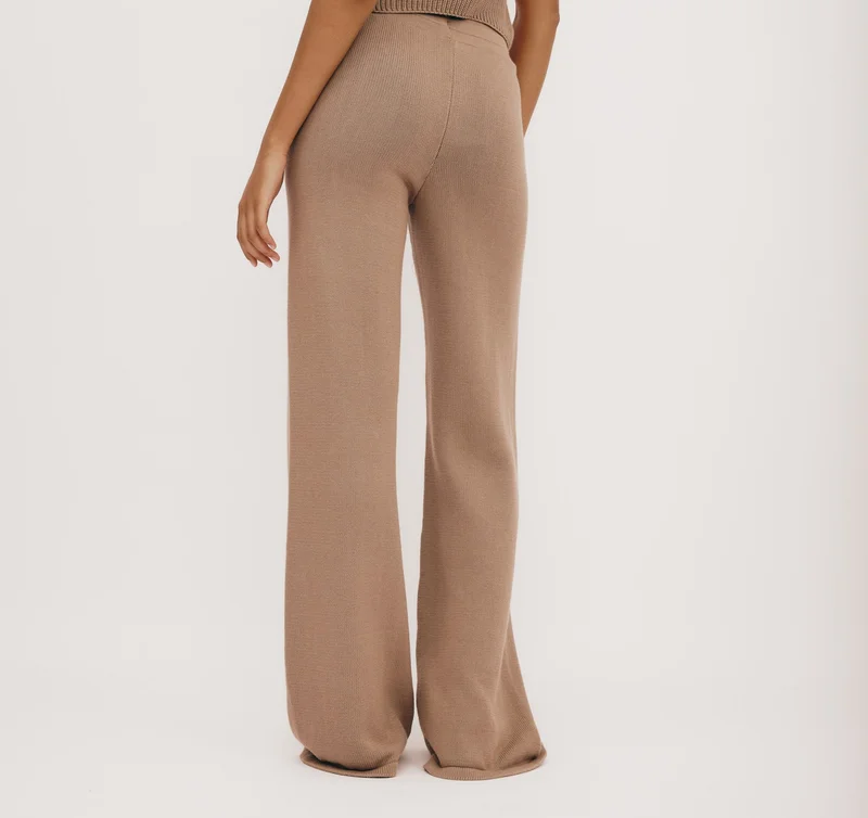 Image of True Knit Wide Leg Pants