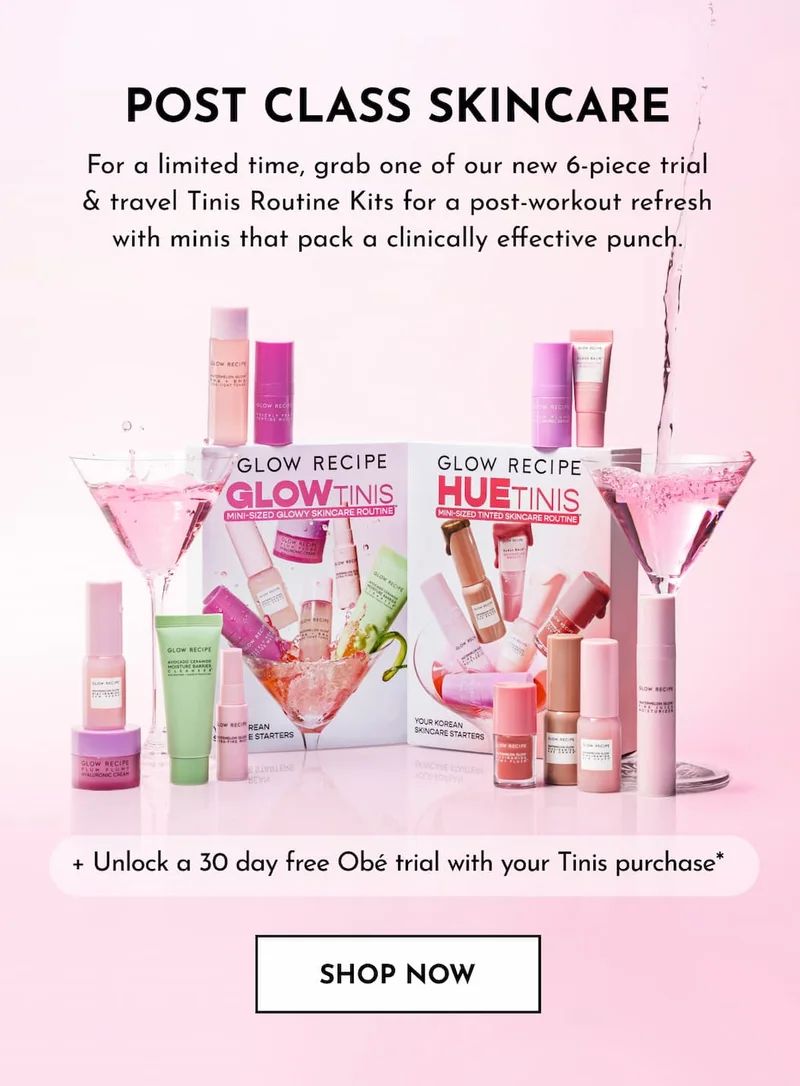 Unlock a 30 day Free Obé Trial with your Tinis Purchase