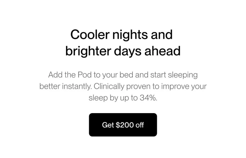 Cooler nights and brighter days ahead