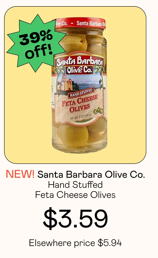 Hand Stuffed Feta Cheese Olives