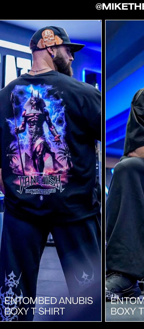 ENTOMBED ANUBIS BOXY OVERSIZED T SHIRT