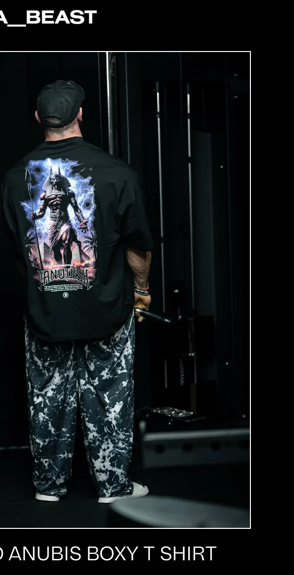 ENTOMBED ANUBIS BOXY OVERSIZED T SHIRT