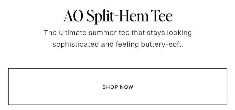 AO Split Hem Tee