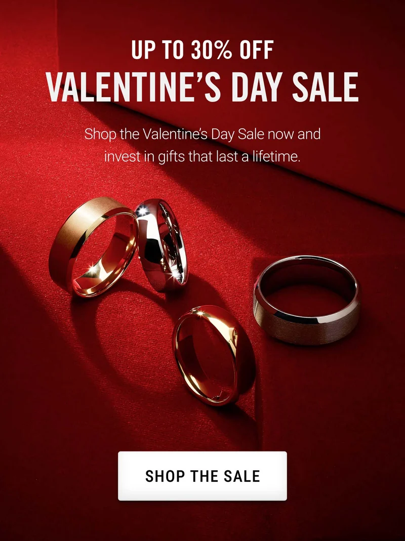 Shop the Valentine's Day Sale | Up to 30% Off Rings