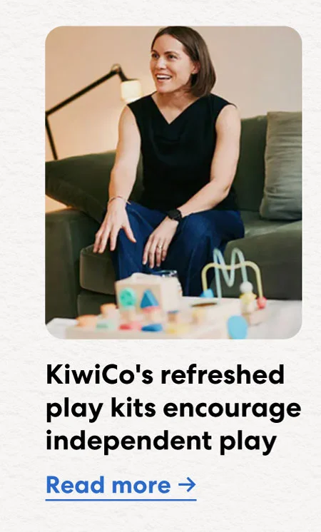KiwiCo's refreshed play kits encourage independent play