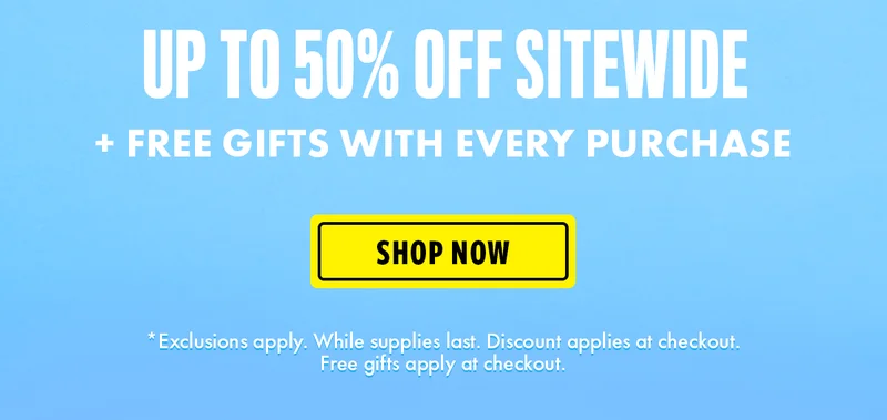 SHOP UP TO 50% OFF NOW