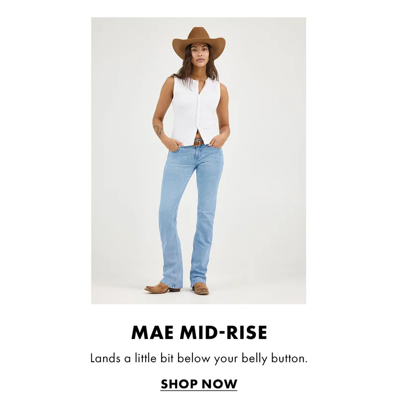 Mae Mid-rise Lands A Little Bit Below Your Belly Button. Shop Now